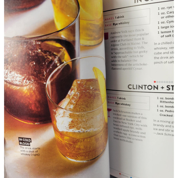 Food & Wine Cocktails 2016 Drink Recipes Mixology Guide Paperback Time Inc Books - Picture 5 of 16